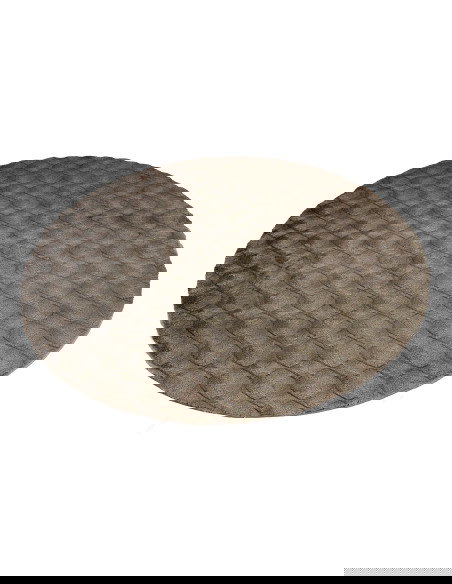 Diamond Cut 800 Grey Round Rug – Modern Soft Texture