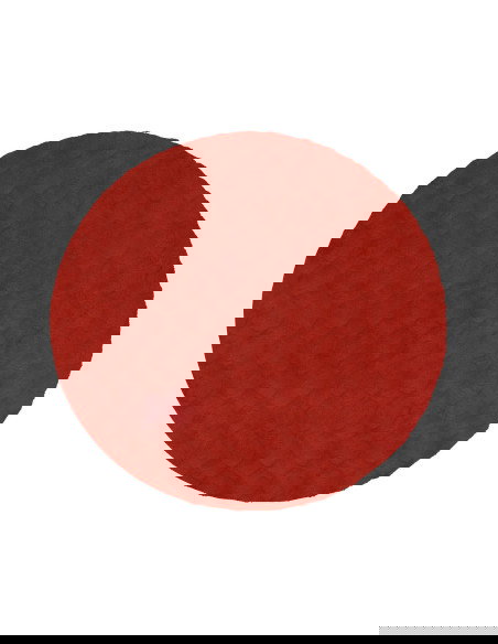 Diamond Cut 800 Redd Red Round Rug – Soft & Durable