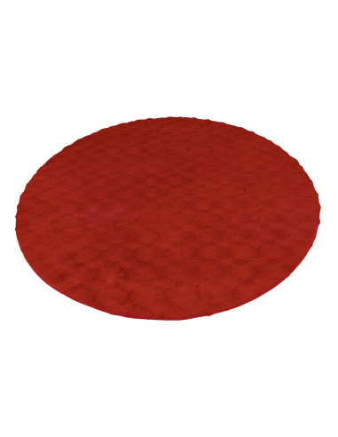 Diamond Cut 800 Redd Red Round Rug – Soft & Durable