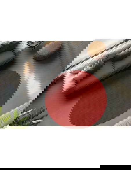Diamond Cut 800 Redd Red Round Rug – Soft & Durable