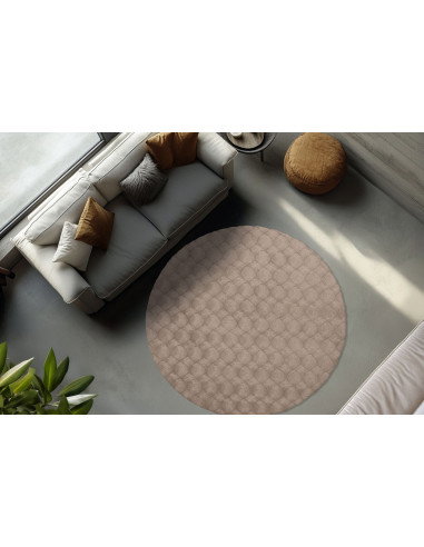 Tappeto moderno Diamond Cut 800 tortora