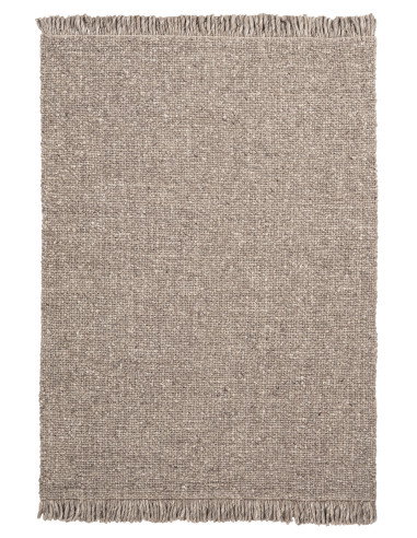 Eskil 515 Taupe Handwoven Wool Rug – Elegant Natural Carpet