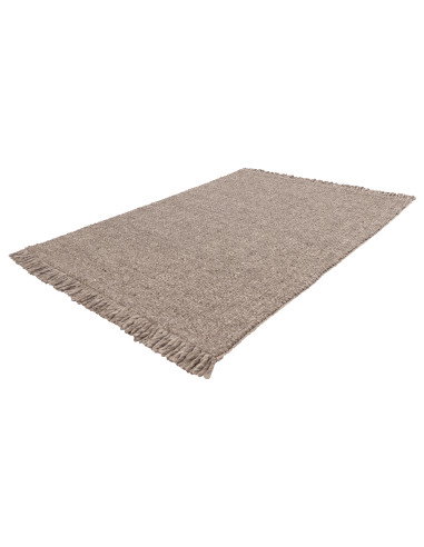Eskil 515 Taupe Handwoven Wool Rug – Elegant Natural Carpet