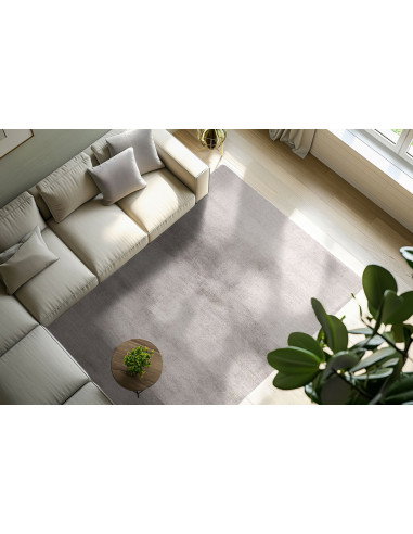 Tappeto moderno grigio polare 4,5 cm