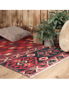 Ethno 261 Multi Geometric Rug – Vibrant Turkish Carpet 2