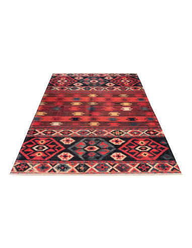 Ethno 261 Multi Geometric Rug – Vibrant Turkish Carpet