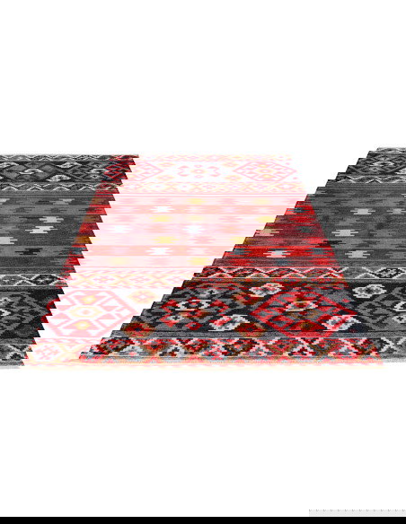 Ethno 261 Multi Geometric Rug – Vibrant Turkish Carpet