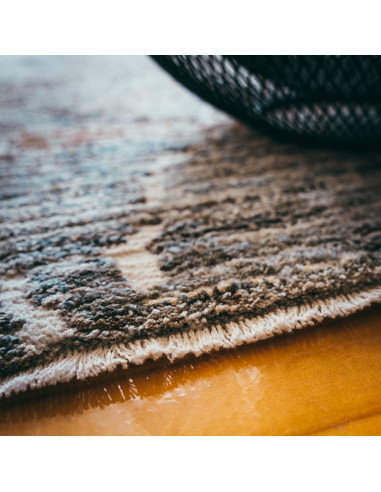 Everest 420 Multi Modern Geometric Rug in Soft Earth Tones