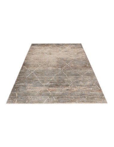 Everest 420 Multi Modern Geometric Rug in Soft Earth Tones
