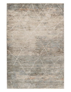 Everest 420 Multi Modern Geometric Rug in Soft Earth Tones