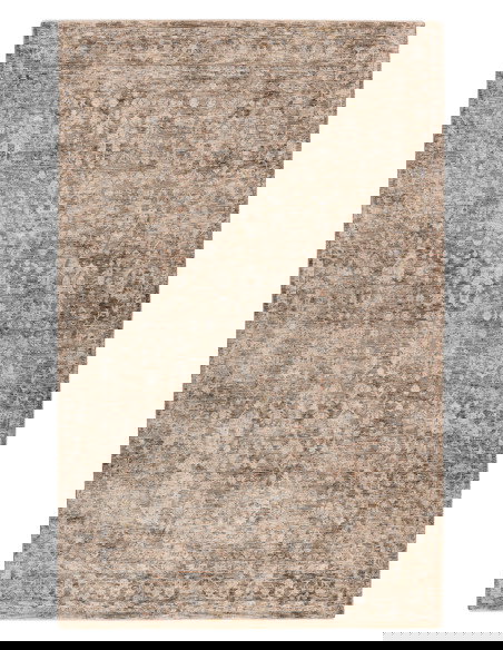 Everest 432 Coffee Vintage Rug – Durable Polyester Carpet