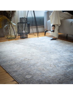 Everest 435 Grey Vintage-Style Rug with Soft Texture 2