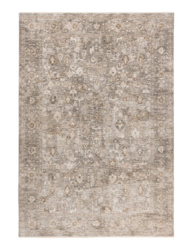 Everest 435 Grey Vintage-Style Rug with Soft Texture