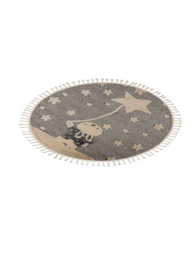 Fano 393 Rast Round Kids Rug – Soft Durable Carpet