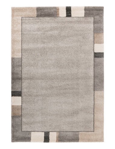 Frisco 281 Grey Modern Geometric Rug – Soft & Durable