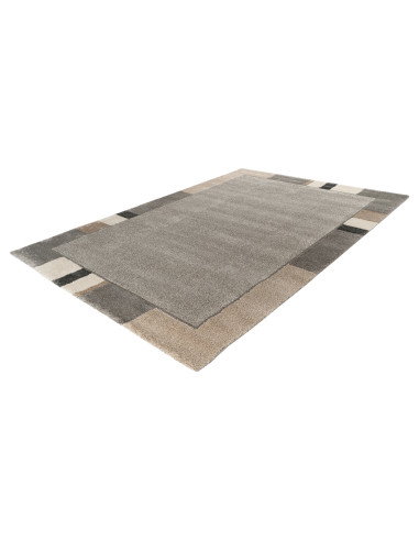 Frisco 281 Grey Modern Geometric Rug – Soft & Durable