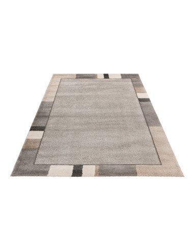 Frisco 281 Grey Modern Geometric Rug – Soft & Durable