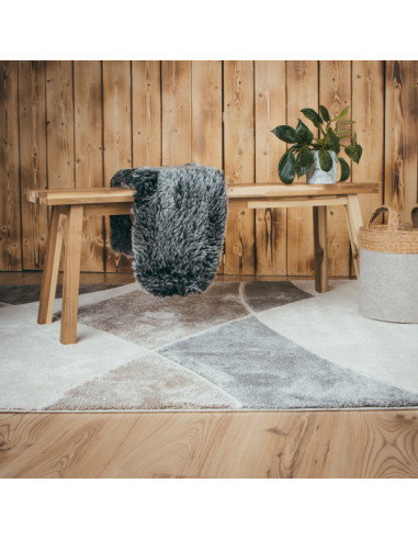Tappeto salotto moderno Frisco 282 tortora