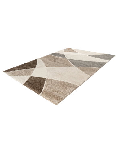 Frisco 282 Taupe Geometric Rug in Soothing Taupe Tones