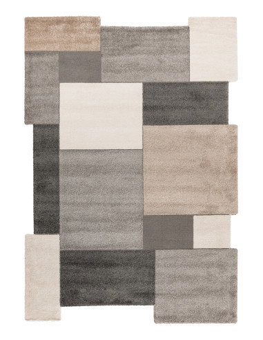 Tappeto moderno Frisco 285 grigio per salotto elegante