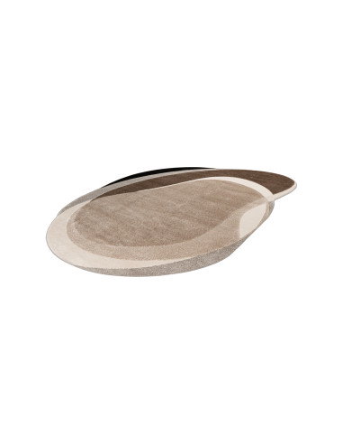 Tappeto moderno Frisco 286 tortora per salotto elegante