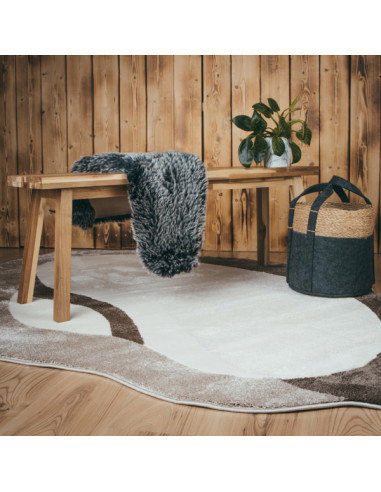 Tappeto salotto moderno Frisco 288 tortora