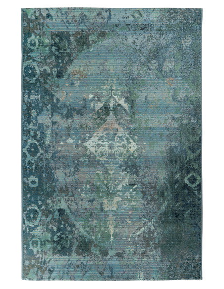 Gobelina 643 Ocean Vintage Rug with Blue Tones