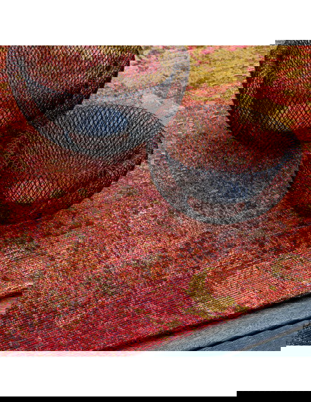 Tappeto moderno Gobelina 643 rosso per salotto