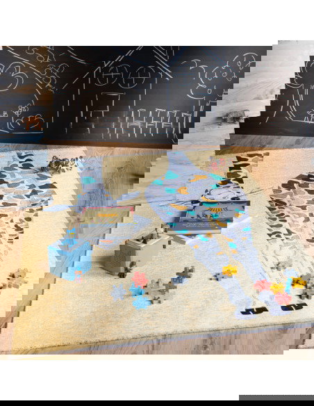 Tappeto moderno Greta 602 colorato e sostenibile