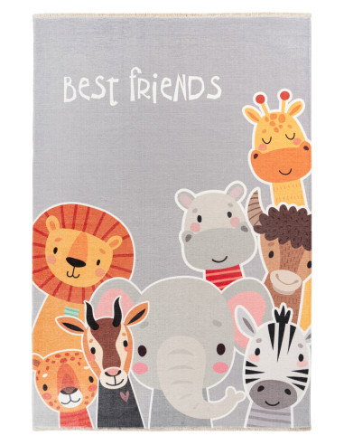 Greta 606 Natural Recycled Cotton Kids Rug