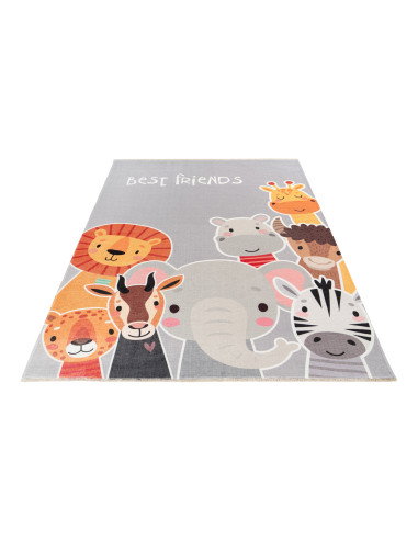 Greta 606 Natural Recycled Cotton Kids Rug