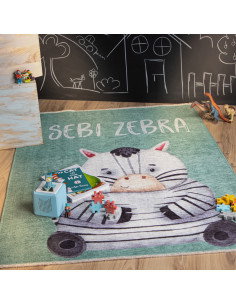 Eco-Friendly Child’s Zebra Rug – Soft & Durable Design 2