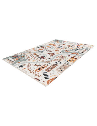Greta 622 stre Natural Child-Friendly Rug with Playful Design