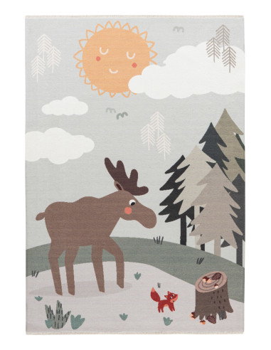 Greta 627 Moss Children's Rug – Eco-Friendly & Durable