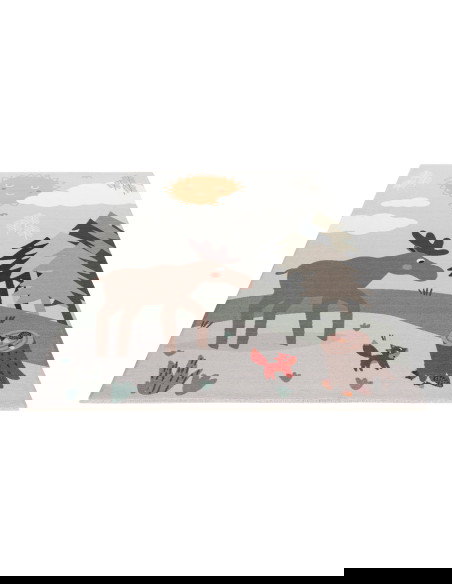 Tappeto moderno Greta 627 muschio per camerette