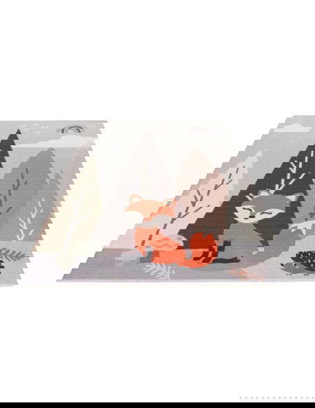 Greta 628 Foxx Kids’ Rug – Eco-Friendly Woodland Design