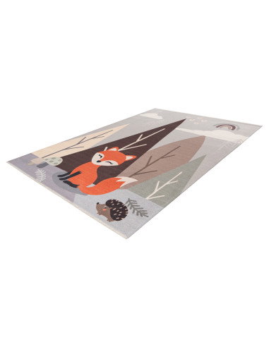 Tappeto moderno Greta 628 volpe per bambini