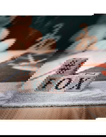 Greta 628 Foxx Kids’ Rug – Eco-Friendly Woodland Design