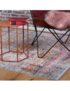 Inca 356 Multi Vintage Style Rug with Multi-Colored Pattern 2