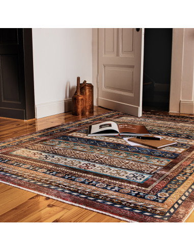 Tappeto moderno Inca 361 multi per salotto