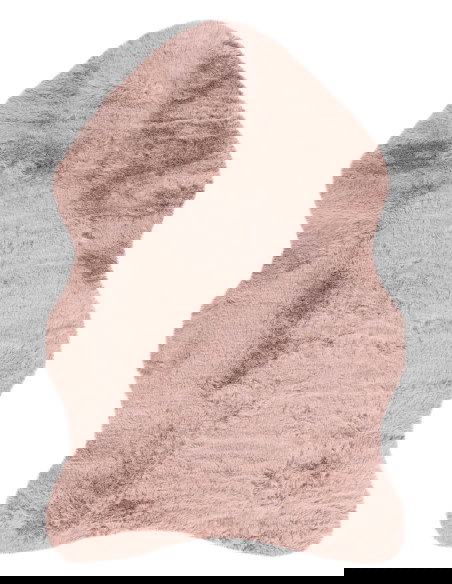 Tappeto moderno rosa cipria per salotto elegante