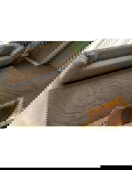 Interstellar 500 Taupe Rug – Modern Cozy Carpet