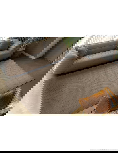 Tappeto moderno tortora Interstellar 501