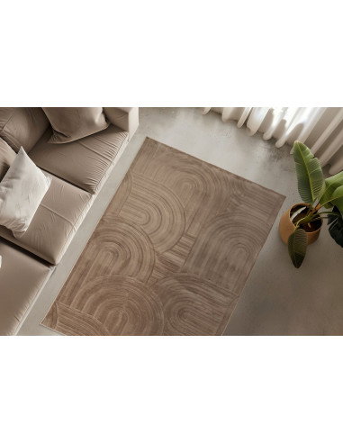 Tappeto moderno tortora Interstellar 501