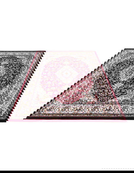 Tappeto salotto Isfahan 740 rosso elegante e moderno