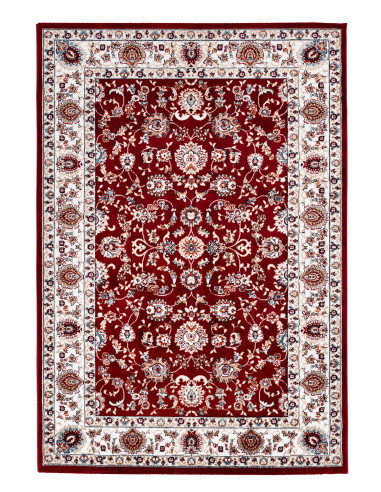 Isfahan 741 Red Classic Floral Rug – Durable & Elegant