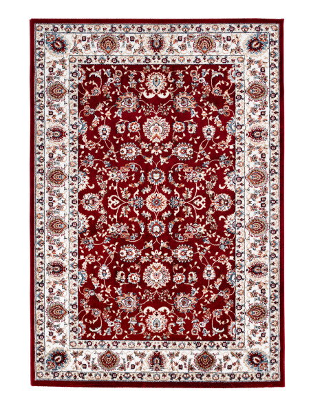 Isfahan 741 Red Classic Floral Rug – Durable & Elegant
