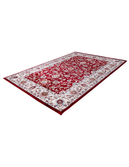 Isfahan 741 Red Classic Floral Rug – Durable & Elegant