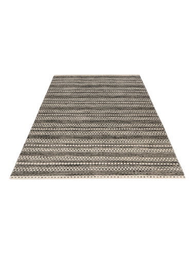 Jaipur 335 Grey Handwoven Wool Rug – Elegant Geometric Design