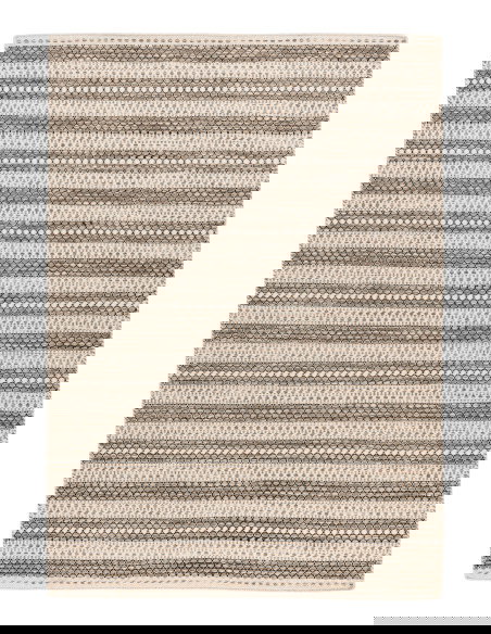 Jaipur 335 Taupe Handwoven Wool Rug – Elegant Design